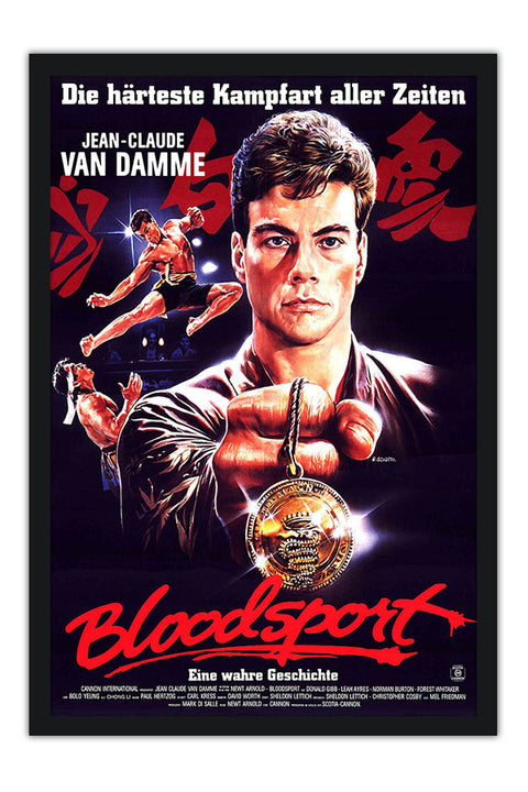 Poster Bloodsport - O Grande Dragão Branco - Jean-Claude Van Damme - Filmes