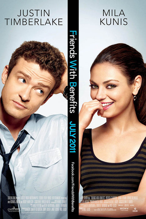 Poster Amizade Colorida - Friends with Benefits - Justin Timberlake - Mila Kunis - Filmes