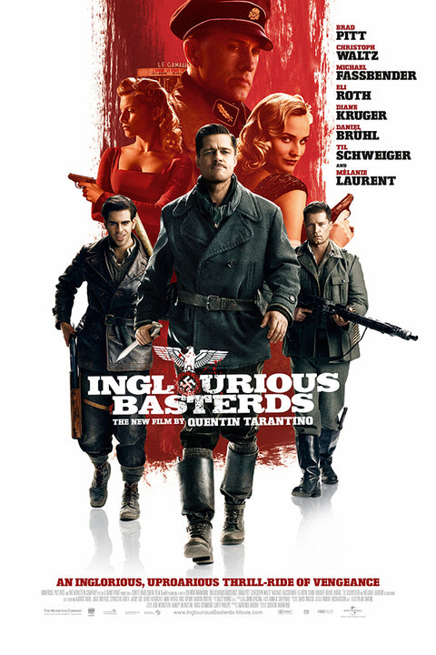 Poster  Bastardos Inglórios - Inglorious Basterds - Tarantino - Filmes