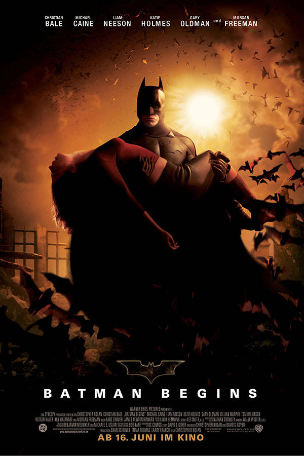 Poster Batman Begins - Christian Bale - Filmes
