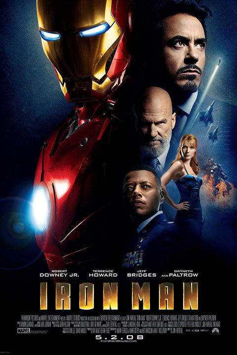 Poster Homem de Ferro - Iron Man - Marvel - Filmes