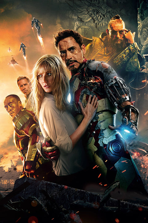 Poster Homem de Ferro 3 - Iron Man - Marvel - Filmes