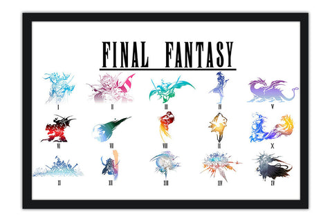 Poster Final Fantasy - Logos - Games