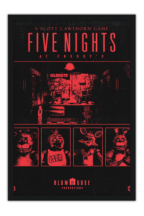 Poster Five Nights At Freddy's - FNAF - Games