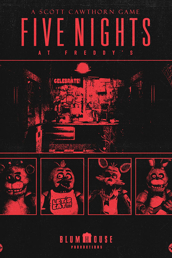 Poster Five Nights At Freddy's - FNAF - Games