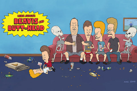 Poster Beavis e Butthead - Desenhos