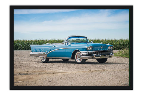 Poster Buick Convertible - 1958 - Carros Antigos