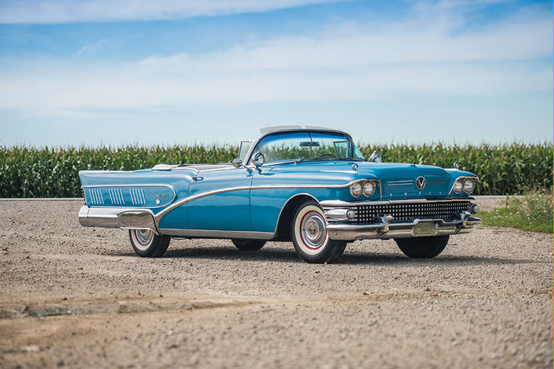 Poster Buick Convertible - 1958 - Carros Antigos