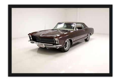 Poster Buick Riviera - 1965 - Carros Antigos