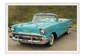 Poster Chevrolet Bel Air Convertible - Carros Antigos