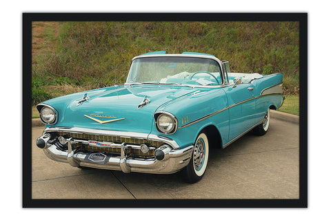 Poster Chevrolet Bel Air Convertible - Carros Antigos