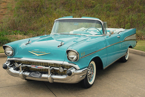 Poster Chevrolet Bel Air Convertible - Carros Antigos
