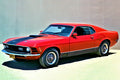 Poster Ford Mustang - 1970 - Carros Antigos