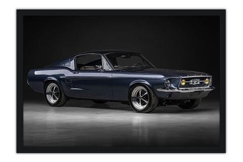 Poster Ford Mustang Fastback - Carros Antigos
