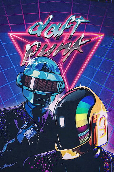 Poster Daft Punk - Artistas Pop