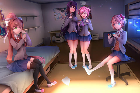 Poster Doki Doki Literature Club - Games