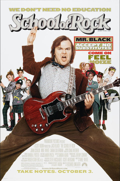 Poster Escola de Rock - School of Rock - Jack Black - Filmes