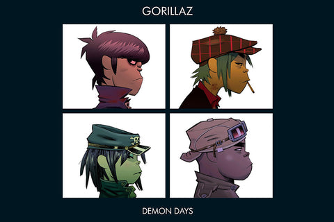 Poster Gorillaz - Bandas de Rock - Artistas Pop