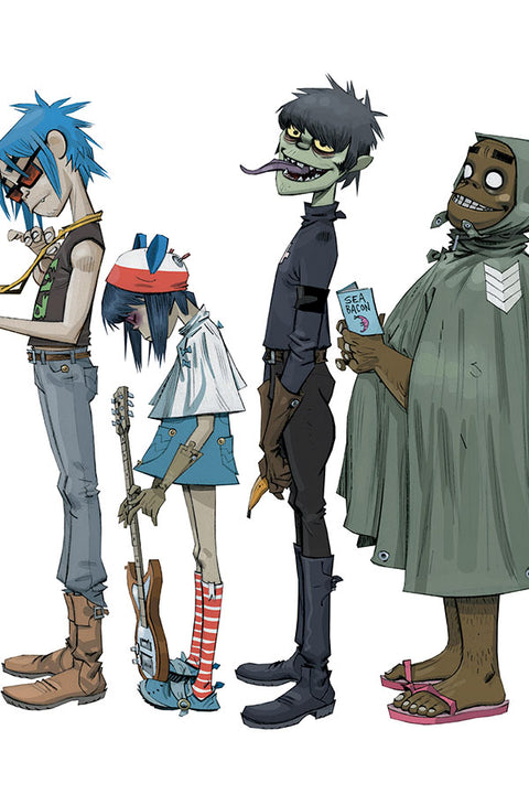 Poster Gorillaz - Bandas de Rock - Artistas Pop