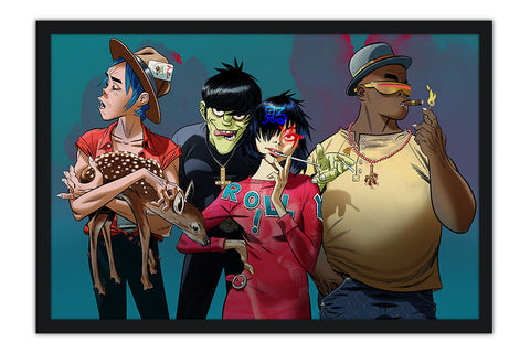 Poster Gorillaz - Bandas de Rock - Artistas Pop