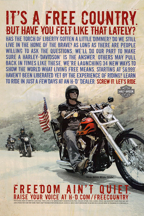 Poster Harley Davidson - Motos