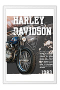 Poster Harley Davidson - Motos