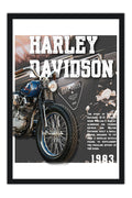Poster Harley Davidson - Motos