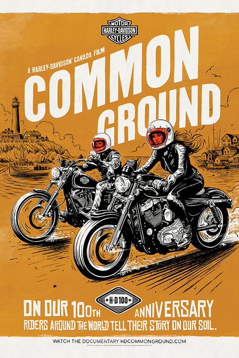 Poster Harley Davidson - Motos