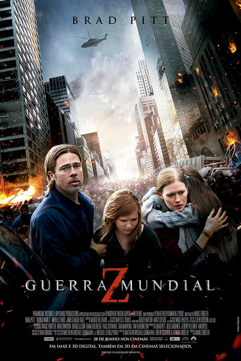 Poster Guerra Mundial Z - Filmes