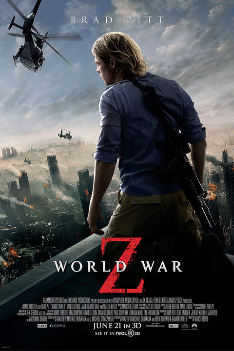 Poster Guerra Mundial Z - Filmes