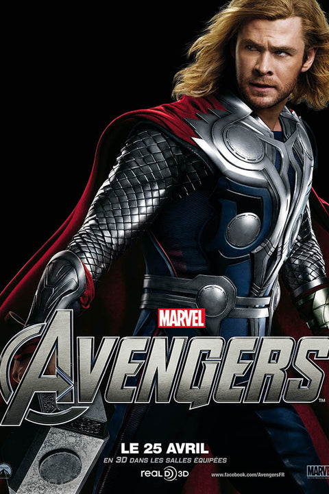 Poster Os Vingadores - The Avengers - Thor - Marvel - Filmes