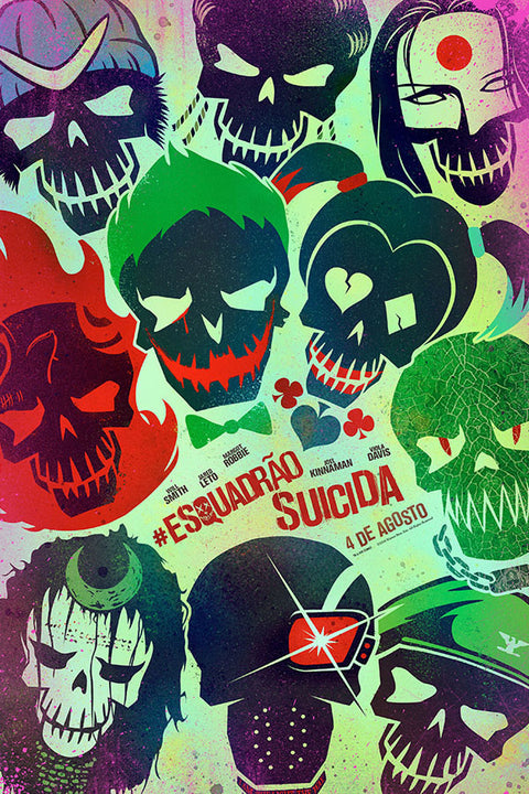 Poster Esquadrão Suicida - Suicide Squad 2016 - Filmes