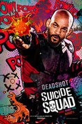 Poster Esquadrão Suicida - Suicide Squad 2016 - Deadshot - Pistoleiro - Filmes