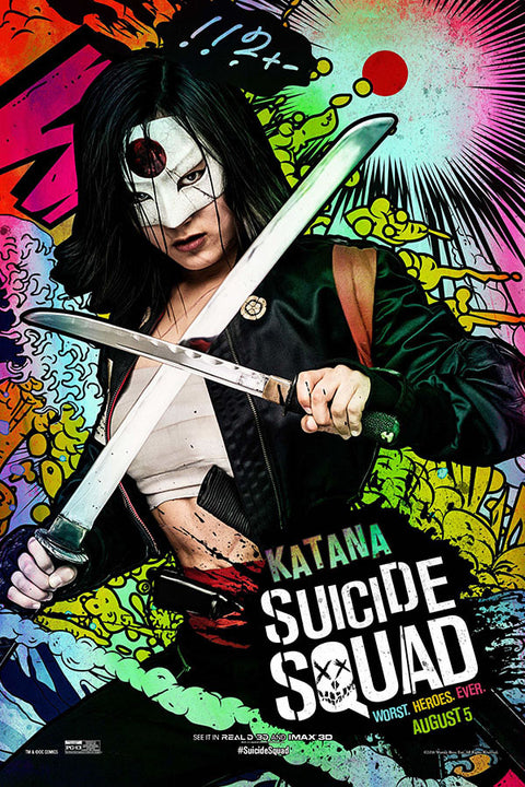 Poster Esquadrão Suicida - Suicide Squad 2016 - Katana - Filmes
