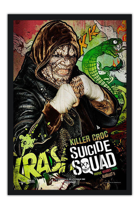 Poster Esquadrão Suicida - Suicide Squad 2016 - Killer Croc - Crocodilo - Filmes