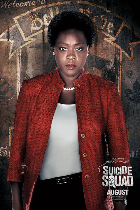 Poster Esquadrão Suicida - Suicide Squad 2016 - Amanda Waller - Filmes