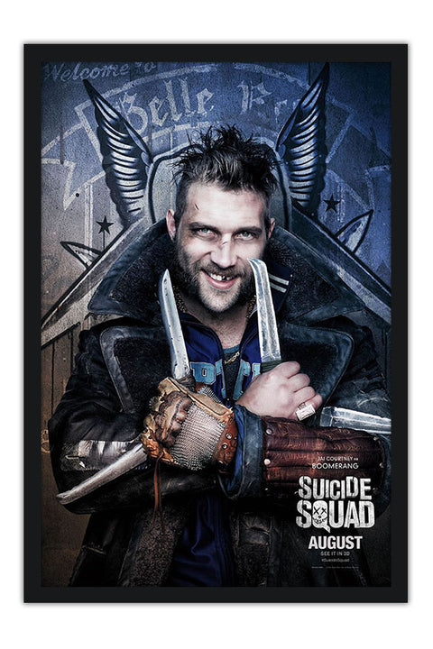 Poster Esquadrão Suicida - Suicide Squad 2016 - Boomerang - Bumerangue - Filmes