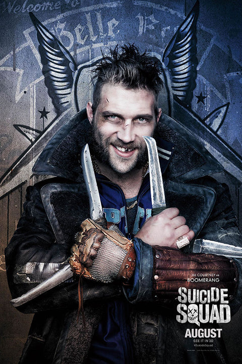 Poster Esquadrão Suicida - Suicide Squad 2016 - Boomerang - Bumerangue - Filmes