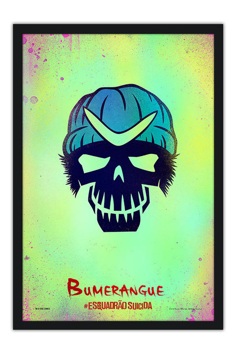 Poster Esquadrão Suicida - Suicide Squad 2016 - Boomerang - Bumerangue - Filmes
