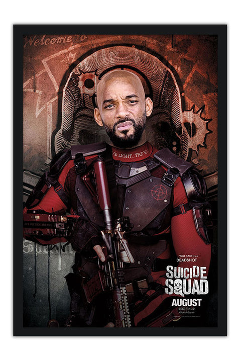 Poster Esquadrão Suicida - Suicide Squad 2016 - Deadshot - Pistoleiro - Filmes