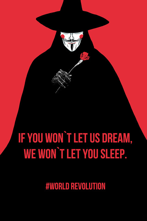 Poster  V de Vingança - Anonymous - Filmes