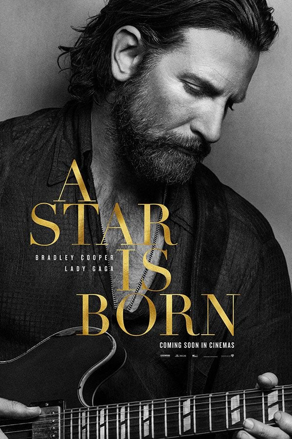 Poster A Star Is Born - Nasce uma Estrela - Lady Gaga - Bradley Cooper - Filmes