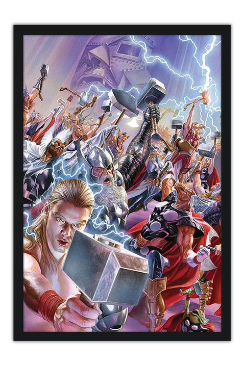 Poster Thor - Alex Ross - Comics - Quadrinhos - Hq