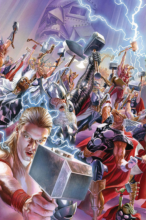 Poster Thor - Alex Ross - Comics - Quadrinhos - Hq