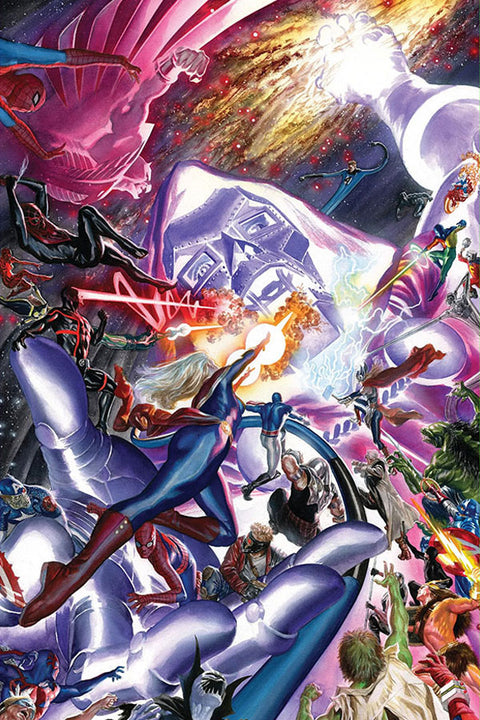 Poster Heróis - Alex Ross - Comics - Quadrinhos - Hq