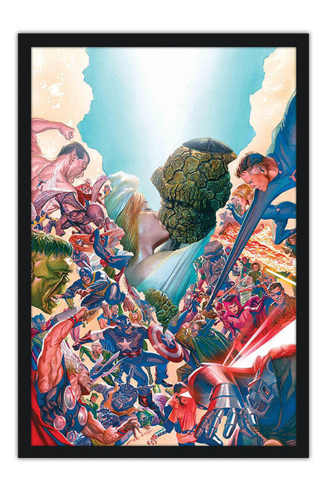 Poster Heróis Marvel - Alex Ross - Comics - Quadrinhos - Hq
