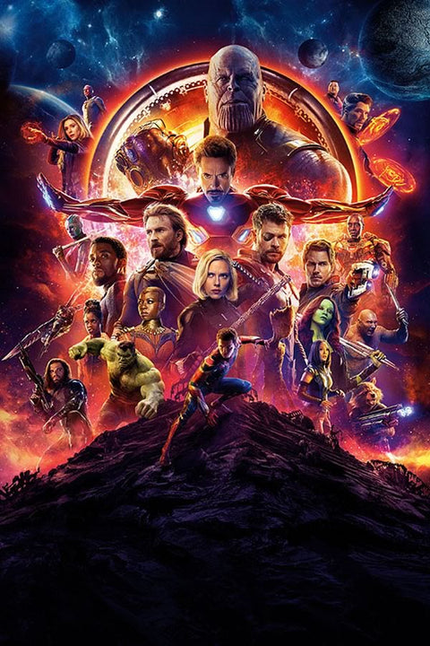 Poster Avengers Infinity War - Vingadores Guerra Infinita - Filmes