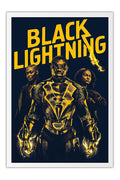Poster Black Lightning Raio Negro - Séries