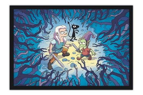 Poster Desencanto - Dischantment - Animação - Séries