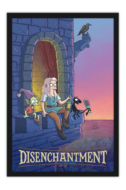 Poster Dischantment Desencanto - Animação - Séries